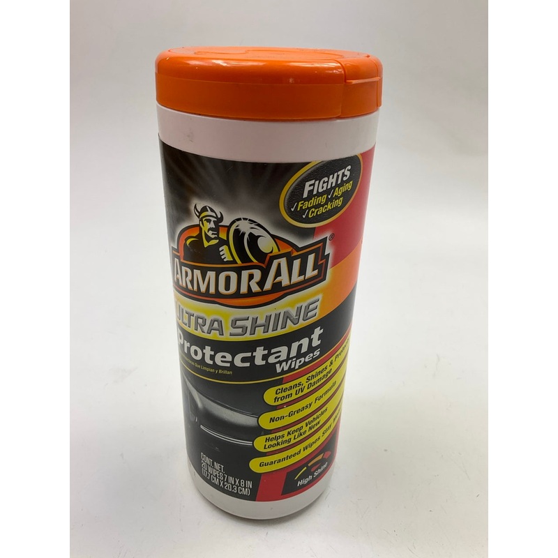 Armor All 10945 Ultra Shine Protectant Wipes, 20 Wipes