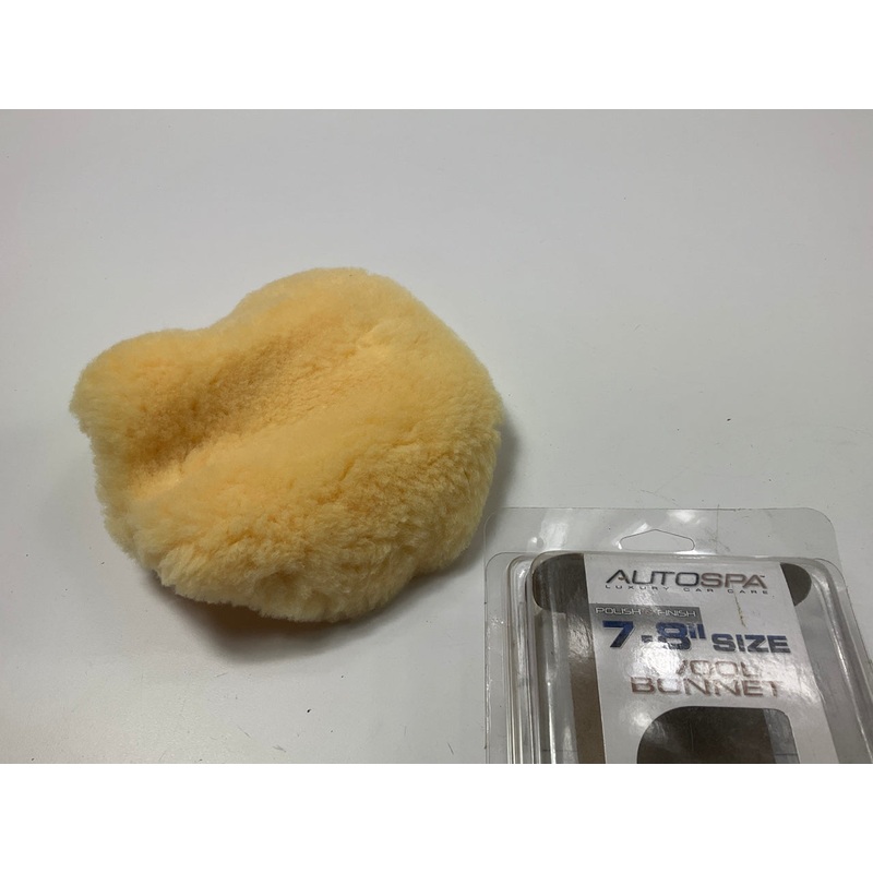 Auto Spa 40404AS Wool Buffing And Polishing Bonnet Buffing Pad - 7''-8'' Size