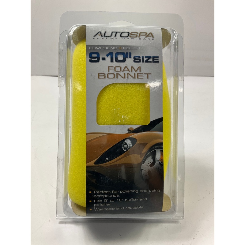 Autospa 40411AS Polishing Buffing Pad Bonnet, 9-10'' Size