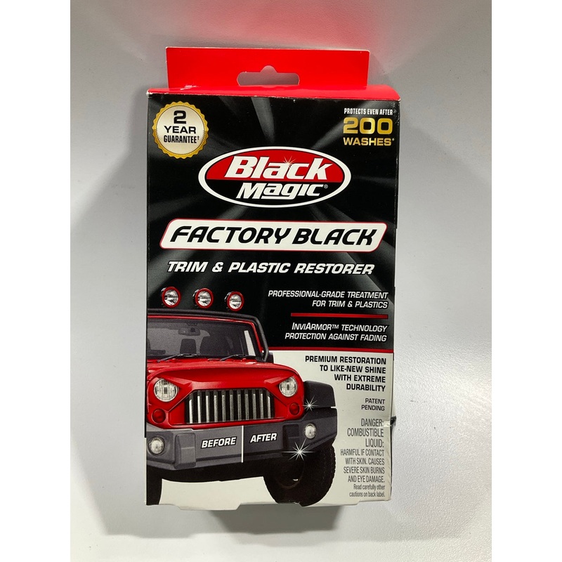 Black Magic 120164 Factory Black Trim & Plastic Restorer