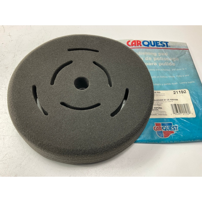 Carquest 21192 Polish & Finishing Foam Buffing Pad, 8'' Diameter, 1.75'' Thick