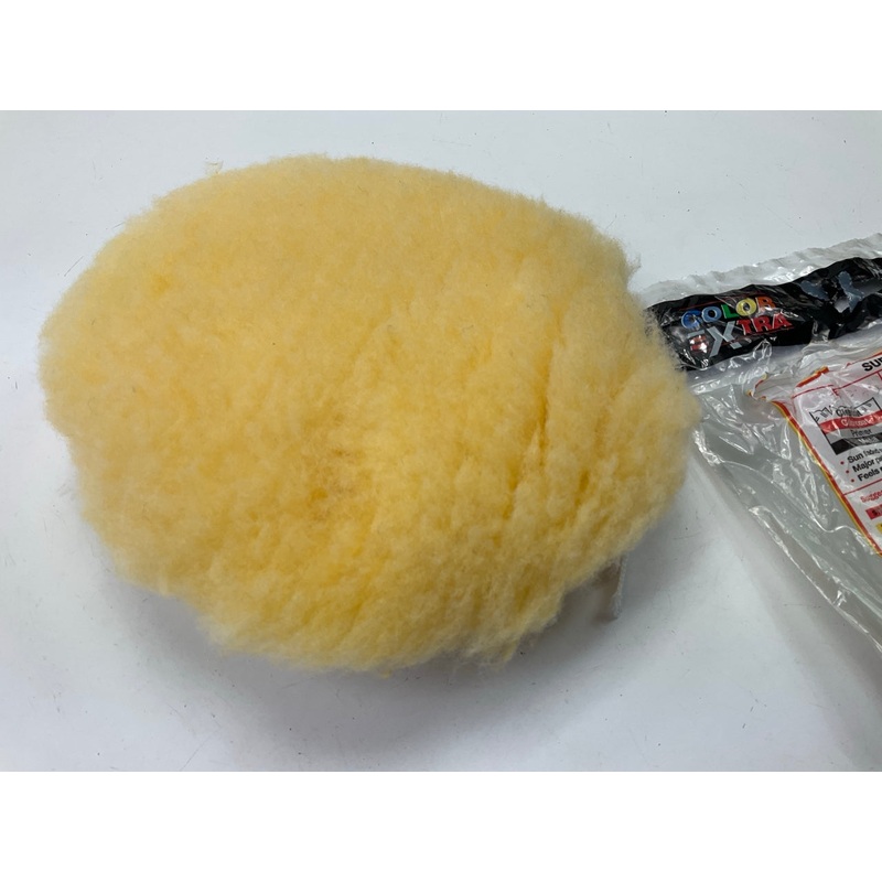 Color Extra CX3203 7'' Wool Tie Onorbital Buffer Pad Bonnet