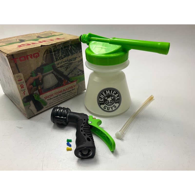 DAMAGED (OILY) BOX - Chemical Guys EQP323 TORQ Snow Foam Blaster R1 Car Wash Gun