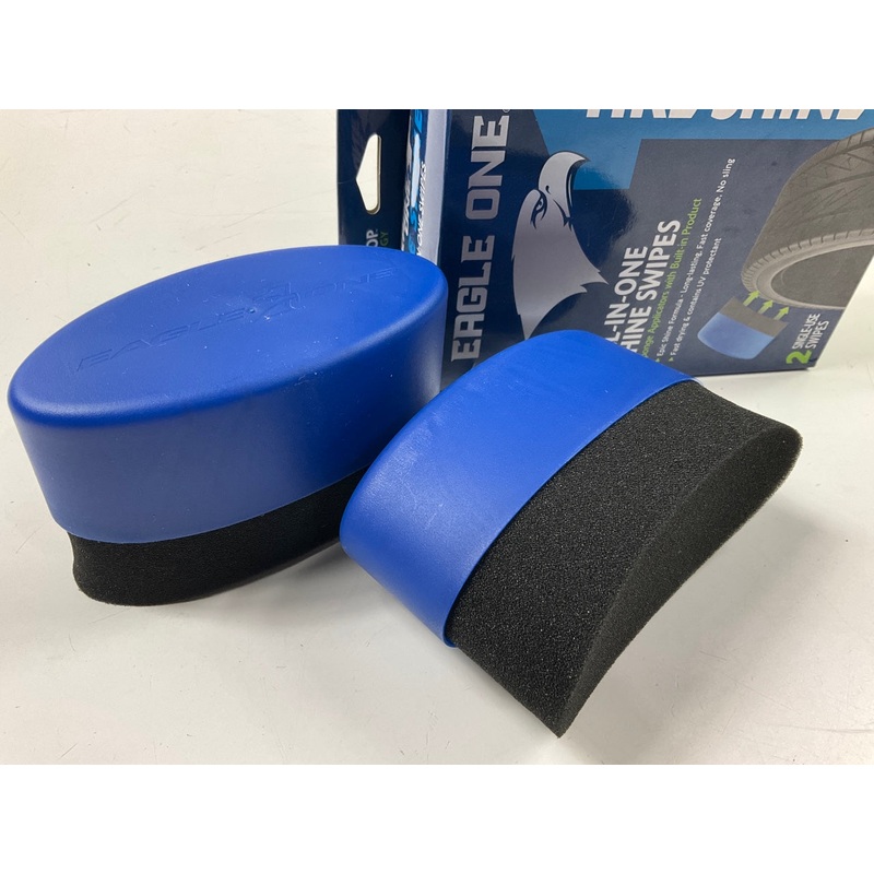 EAGLE ONE All-In-One Tire Shine Car Truck Auto Wheel Sponge Applicators, BLUE