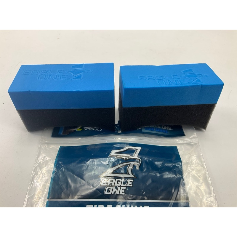EAGLE ONE E15010602 Tire Shine Sponges - 2 Sponges For Automotive Detailing