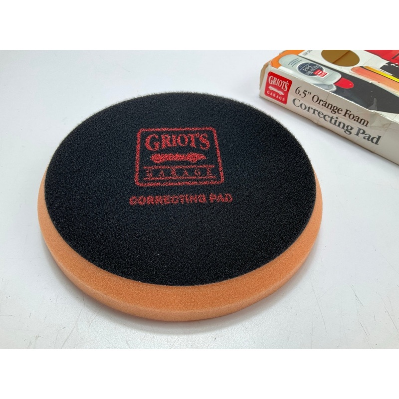 Griot's Garage 10615W 6.5'' Orange Foam Correcting Pads For Buffing