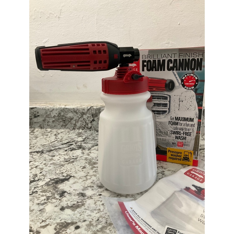Griot's Garage 51185 Brilliant Finish Foam Cannon For Pressure Washing Cars
