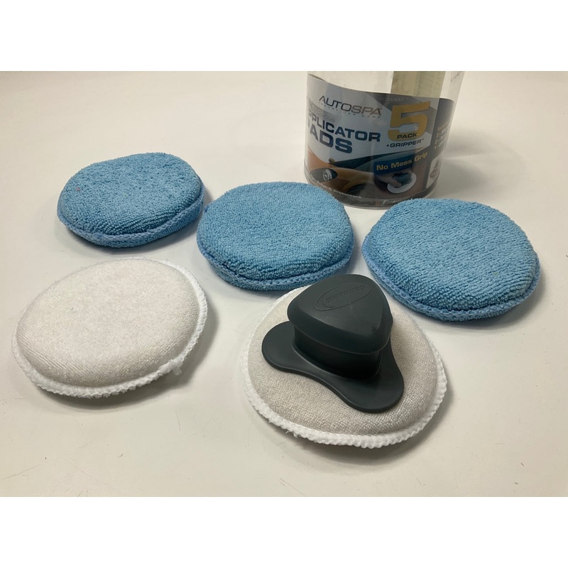 Hopkins 45214AS Multi-purpose Applicator Pads, 5 / PACK, 2 Terry & 3 Microfiber