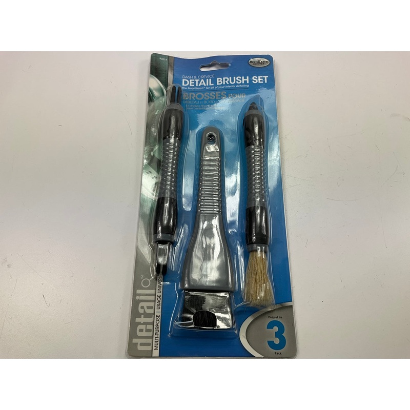 Hopkins 93019 Automotive Care Pro Detailing Interior Cleaning Brush Set