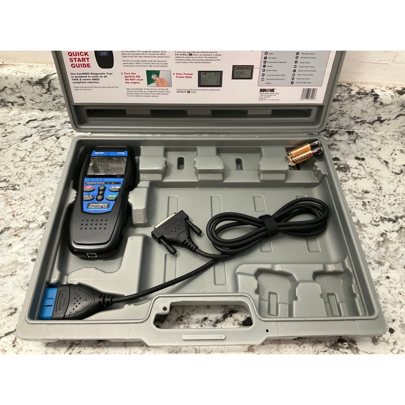 Innova 3100LAT OBD2 Diagnostic Code Scanner Reader OBDII Full Size Storage Box
