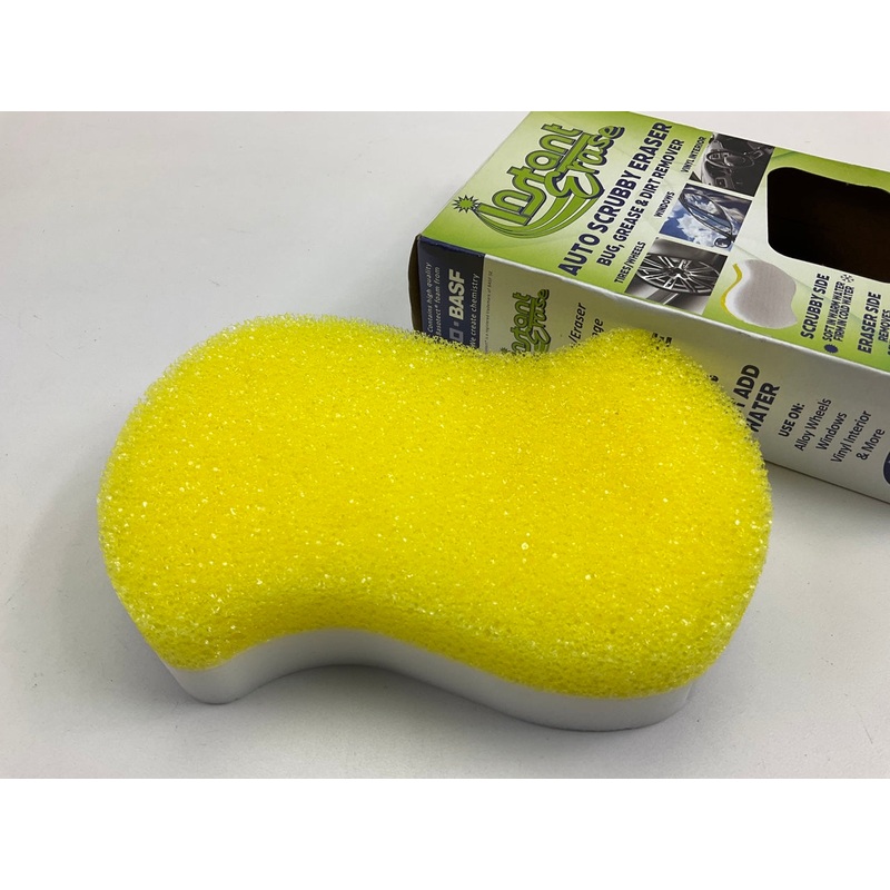 Instant Erase SSE101 Scrubby S Eraser Sponge - Removes Dirt, Grime & Bugs