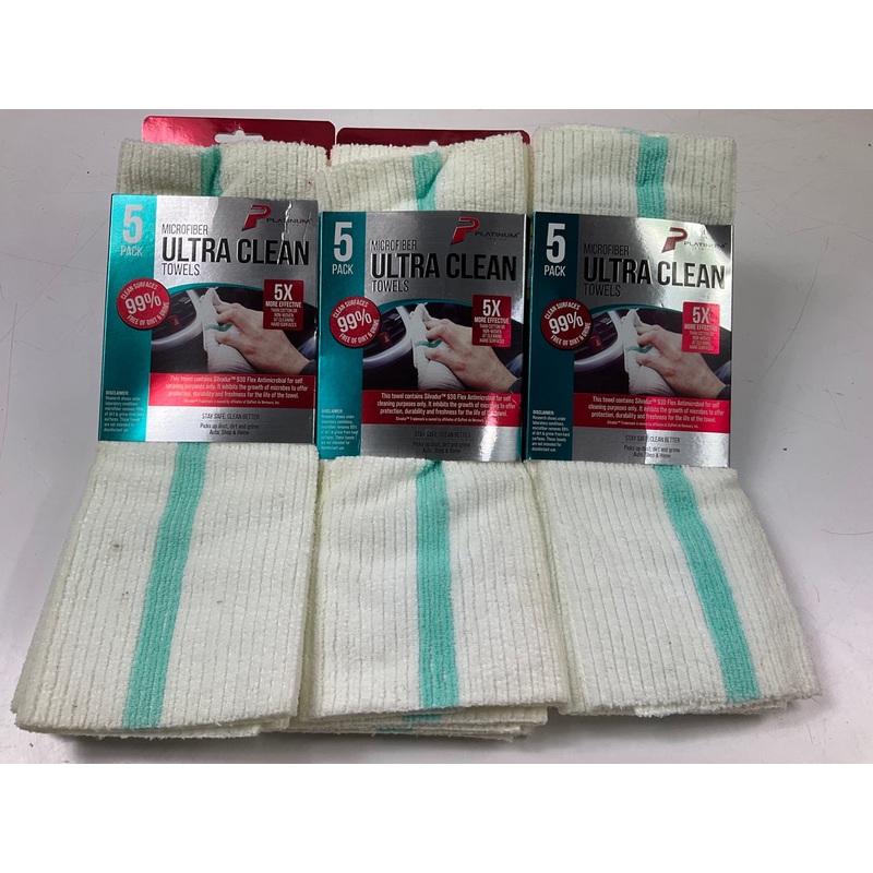 Machimpex MPX-289555 Platnium Series Microfiber Ultra Clean - 15 Pack