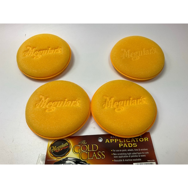 Meguiar's W0004 4'' Foam Applicator Pads, 4 Count - Ultra-Soft