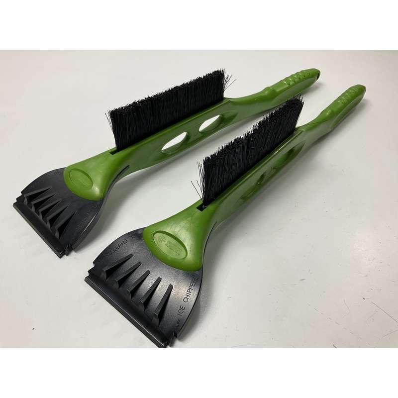 (2) Hopkins 16024 Dk Green SubZero 21'' Ice Ripper Snowbrush & Ice Scraper Combo