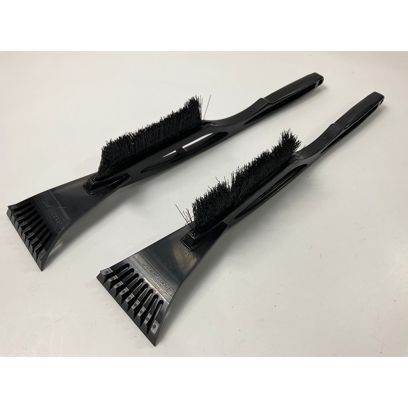 (2) Hopkins 19513 22'' Super Deluxe Snowbrush W/ Bear Claw Ice Scraper BLACK