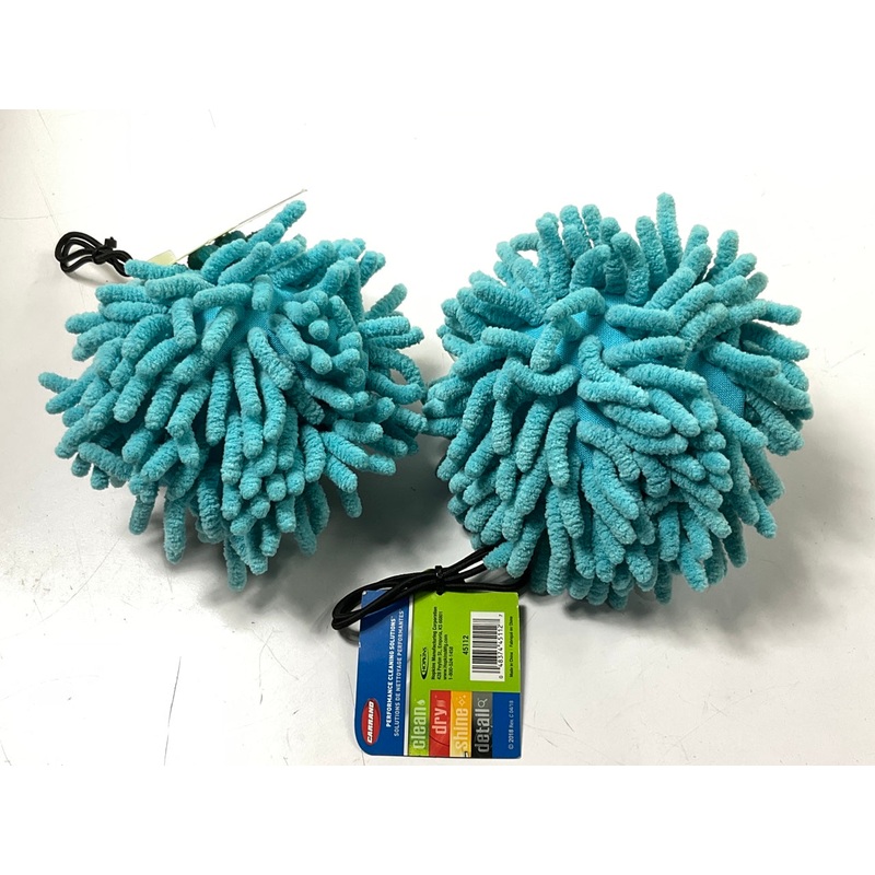 (2) Hopkins 45112 Wrist Strap Wheel Washing Brush - TEAL Color