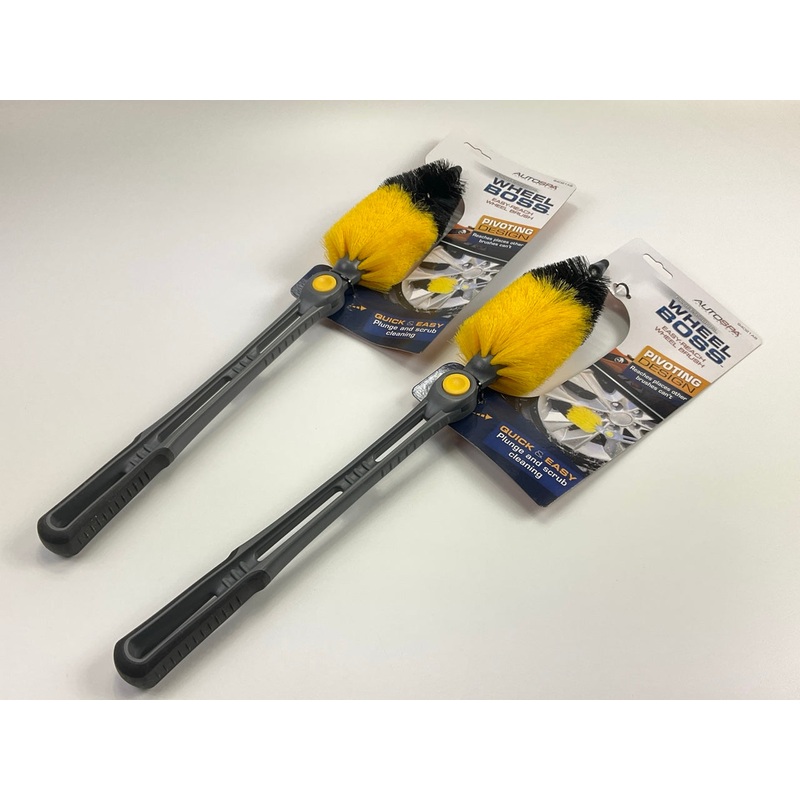 (2) Hopkins 94021AS Wheel Brush For Washing & Detailing Rims Wheels
