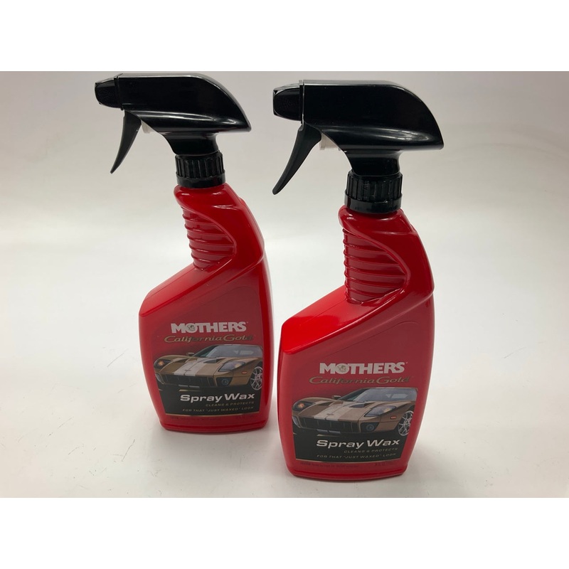 (2) Mothers 05724 California Gold Car Wax Cleans & Protects Looks ''Just Waxed''