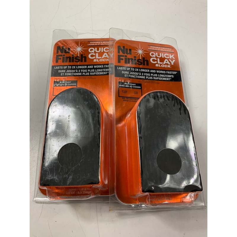 (2) Nu Finish 150228 Quick Clay Block - Washable & Reusable
