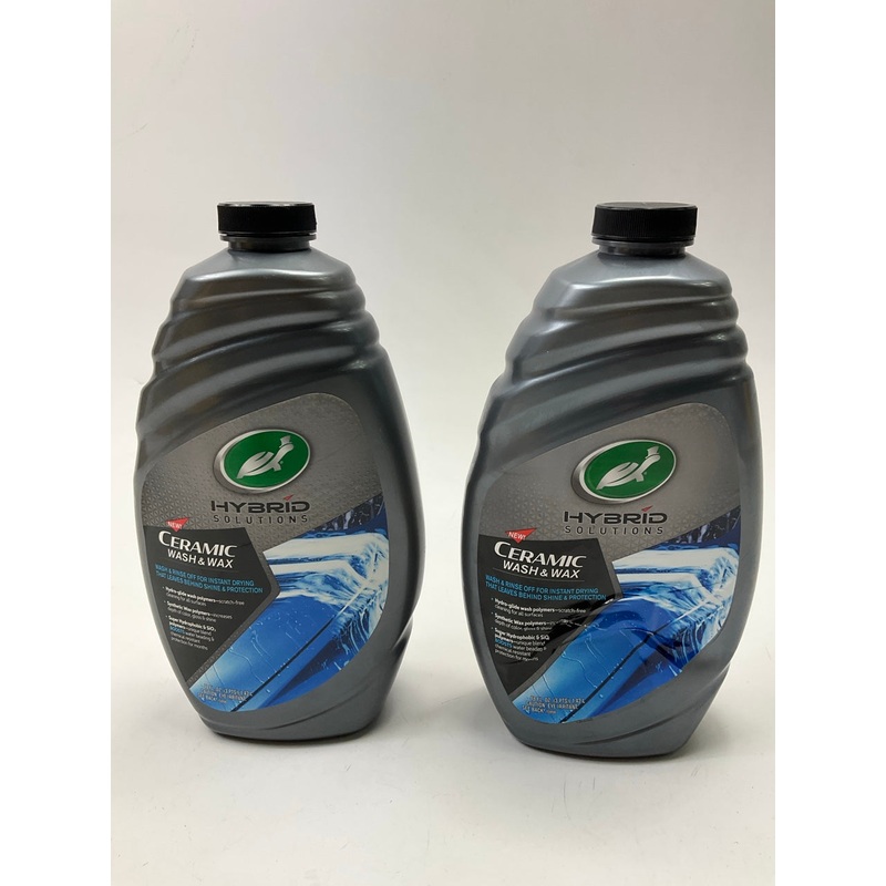 (2) Turtle Wax 53411 Hybrid Solutions Ceramic Wash And Wax, 48 Oz. Each Bottle
