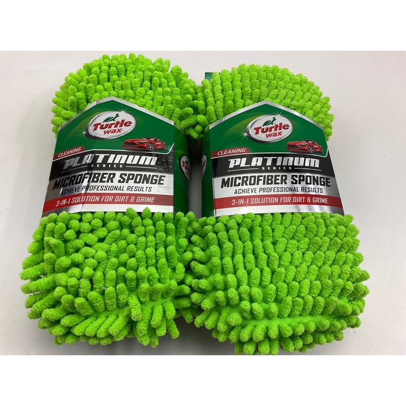 (2) Turtle Wax TW-WS103 Platinum Series 3-in-1 Car Wash Sponge