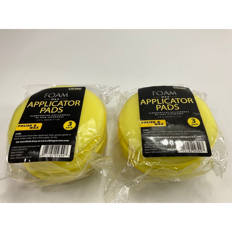 (2) Viking 939900 Polish & Wax Pads - 6 Total
