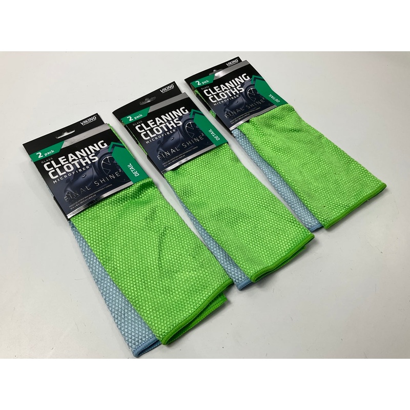 (3) Viking 853900 2-Pack Microfiber Cleaning Cloths