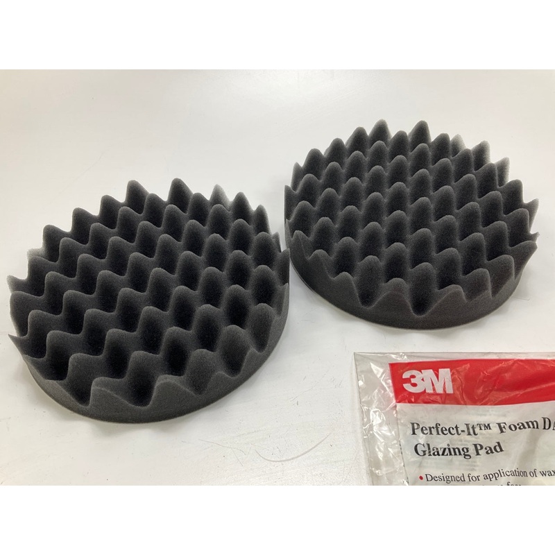 3M 05729 Perfect-It 6-3/4'' DA Glazing Buffing Pad 6'',  Pack Of 2