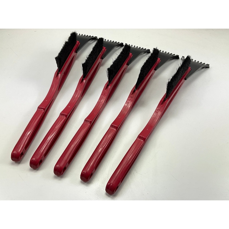(5) Hopkins 19520 22'' Super Deluxe Snowbrush Bear Claw Ice Scrapers RED