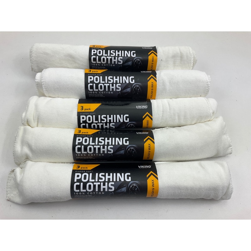 (5) Viking 984300 11 X 17 Inch Polishing Cloths