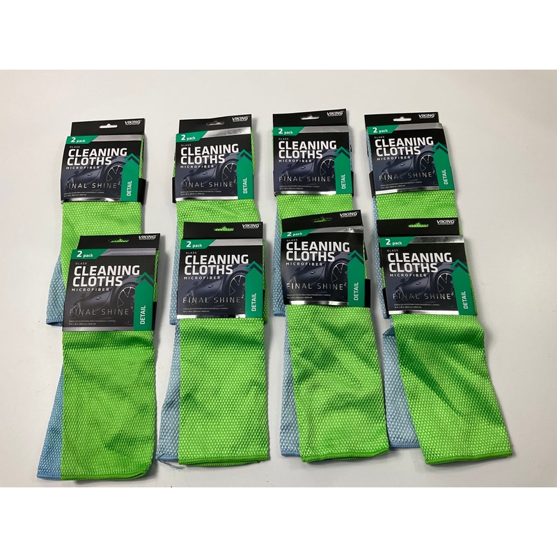 (8) Viking 853900 2-Pack Microfiber Cleaning Cloths