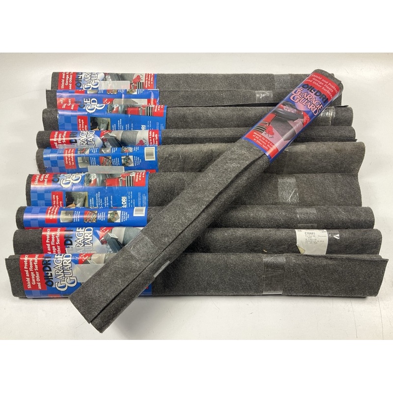 (10) Oil Dri L90693 Garage Guard Oil Absorbent Oil Catch Protector Pads 60''x36''