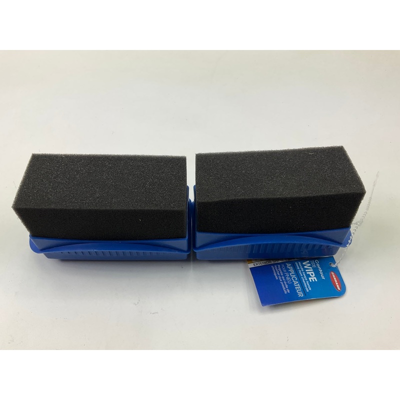 (2) Carrand 92043 Contour Foam Tire Shine Wipe Applicator Brushes