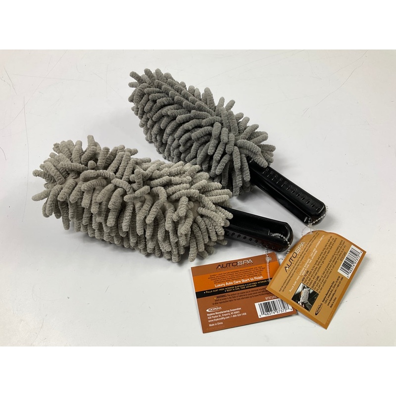 (2) Carrand Autospa 97372AS Interior Car Auto Detail 6'' Microfiber Duster Brush
