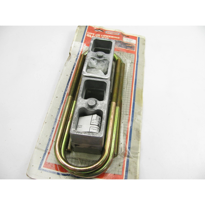 UNIVERSAL Superior 3'' Lowering / 3'' Lift Kit - 5''x3'' Blocks, 10'' Long U-Bolts