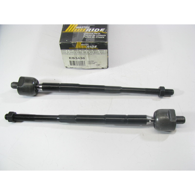 (2) Napa ES3436 Front Inner Steering Tie Rod End For 1998-2001 Nissan Altima