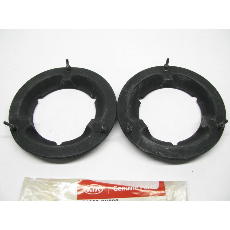 (2) NEW - OEM 546232K000 Front Upper Coil Spring Rubber Insulator For Kia