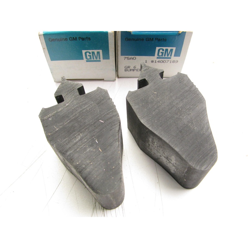 (2) NEW - OEM GM 14007189 Suspension Control Arm Stopper Bumpers - Front Lower