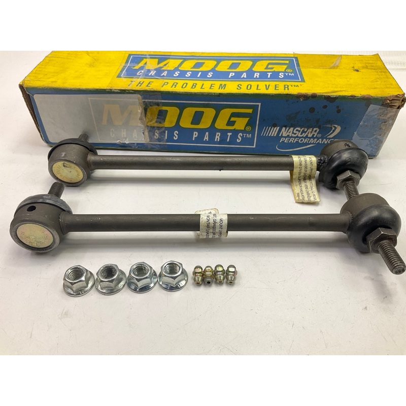 (2) Moog K8744 Suspension Stabilizer Sway Bar Link Kit - Front