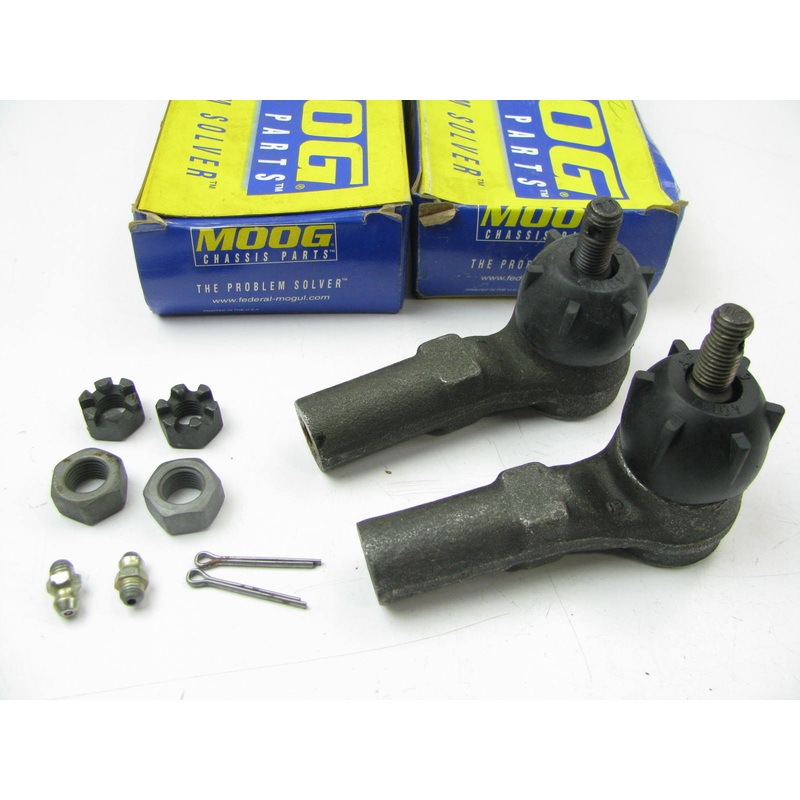 (2) Moog ES2153RL Steering Tie Rod Ends - Front Outer - PAIR