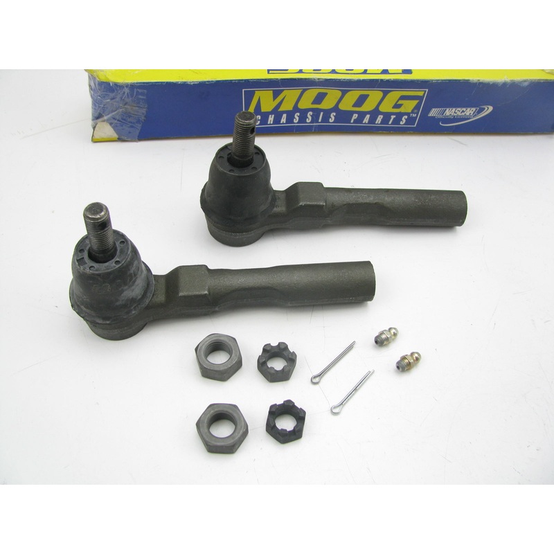 (2) Moog ES3374RL Front Outer Steering Tie Rod End 1995-2005 Cavalier & Sunfire