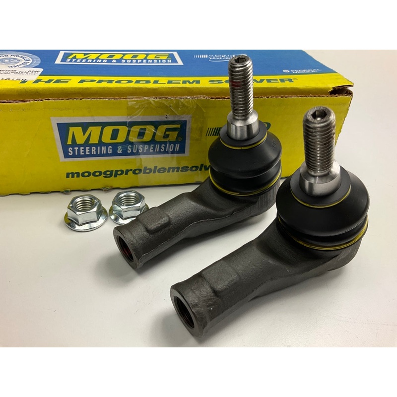 (2) Moog ES800686 Front Outer Steering Tie Rod Ends