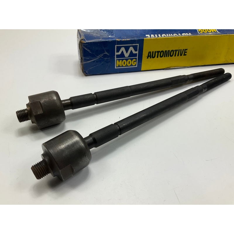 (2) Moog EV125 Steering Tie Rod End - Front Inner - MISSING NUTS