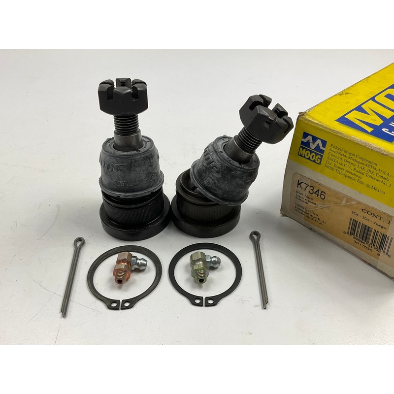 (2) Moog K7346 Suspension Ball Joint - Front Upper / Rear Upper