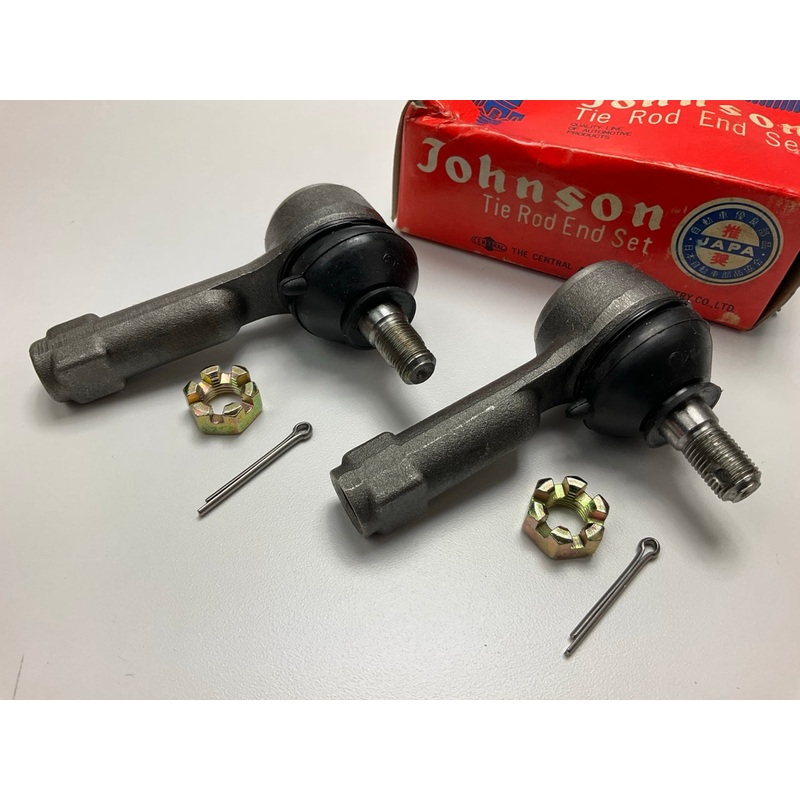 (2) Johnson 55-48520-D0125 Front Outer Steering Tie Rod Ends
