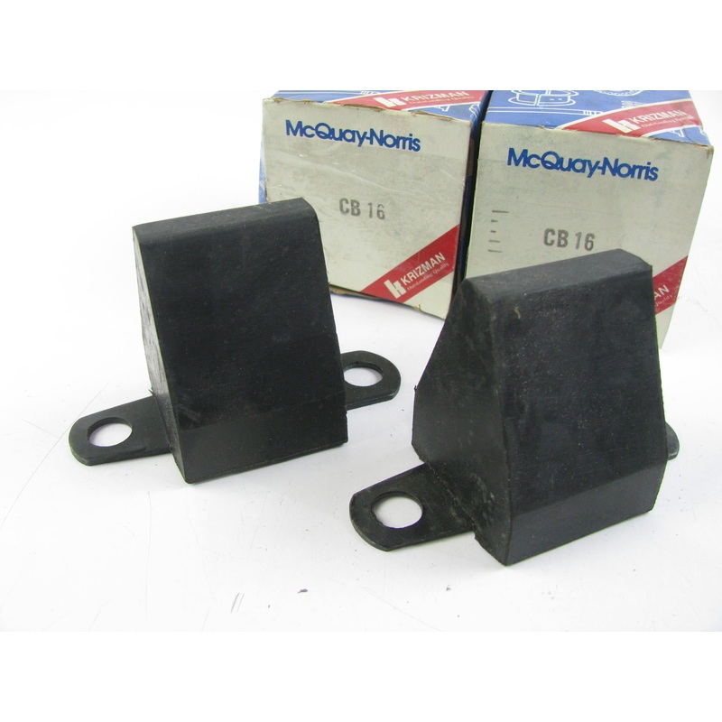 (2) Mcquay-Norris CB16 Control Arm Jounce Bumper, Bump Stop - Front