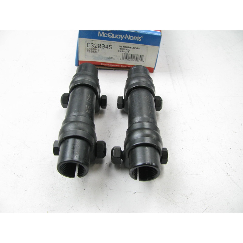 (2) Mcquay-norris ES2004S Steering Tie Rod End Adjusting Sleeve - Front