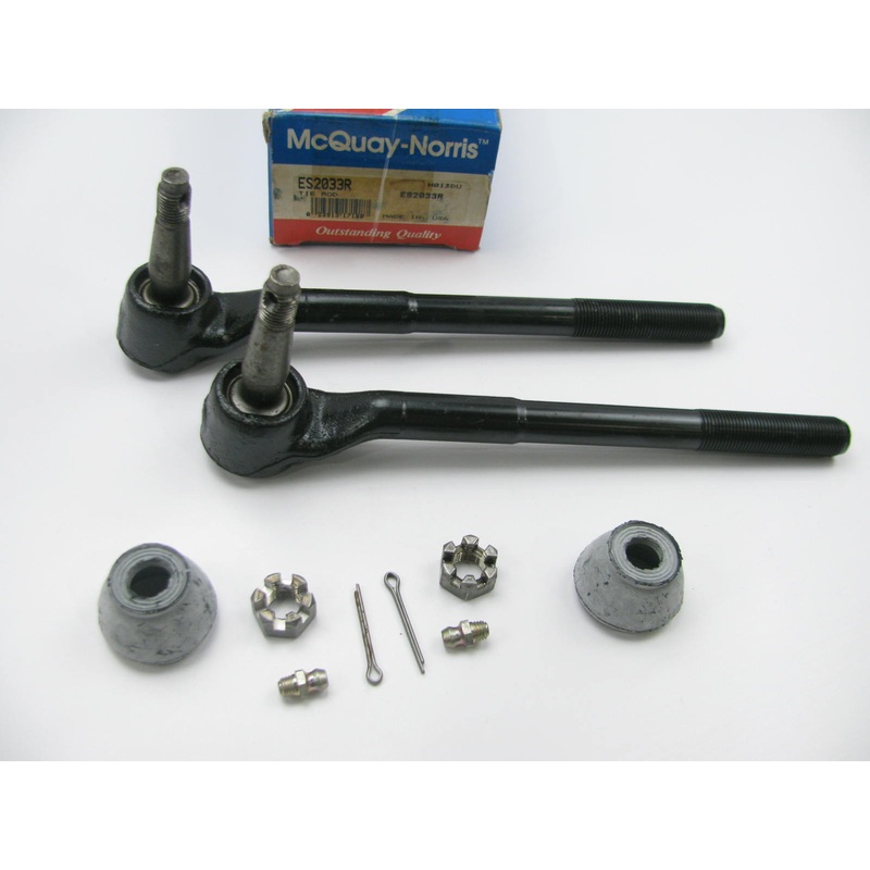 (2) Mcquay-norris ES2033R Steering Tie Rod End - Front Outer