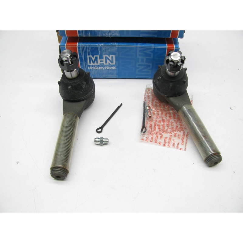 (2) Mcquay-norris ES2057L Steering Tie Rod End - Front Outer
