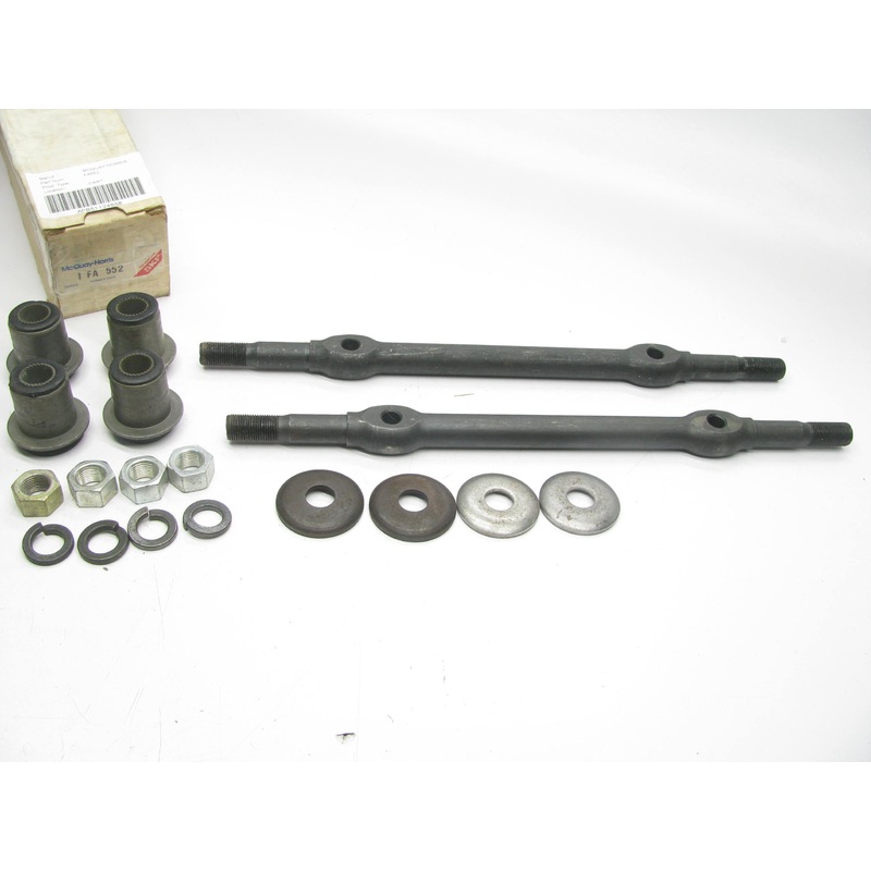 (2) Mcquay-norris FA552 Upper Control Arm Shaft For 1965 Oldsmobile